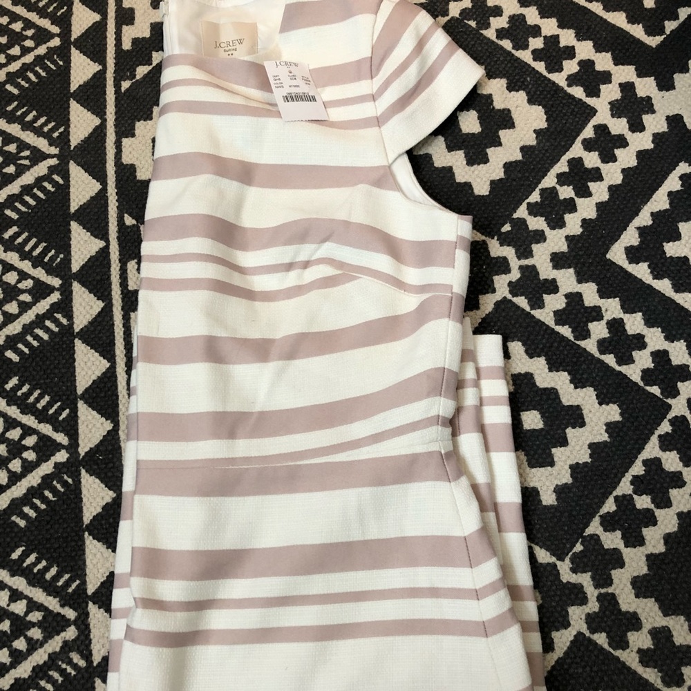 NWT J Crew Striped Suit Dress - Picture 6 of 12